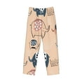 thumbnail image 4 of Balery Men'S Cute Ink Drawn Elephants Pants,Sleepwear Pants,Pajama Pants,Pj Bottoms Drawstring And Pockets-Medium, 4 of 9