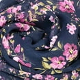 thumbnail image 5 of Wrapables® Lightweight Floral Spring Chiffon Scarf, Floral Navy, 5 of 6