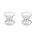 thumbnail image 4 of Billuyoard Huevera de metal Cocina Desayuno Soporte de resorte hervido Huevera PC 1 2piezas, 4 of 6