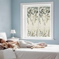 thumbnail image 3 of Green Eucalyptus Window Privacy Film, Farmhouse Weeping Leaves on Linen Static Cling UV Sun Blocking Heat Control Window Tint Day and Night, Non-Adhesive One Way Windows Privacy Cover 17.7''x39.3'', 3 of 7