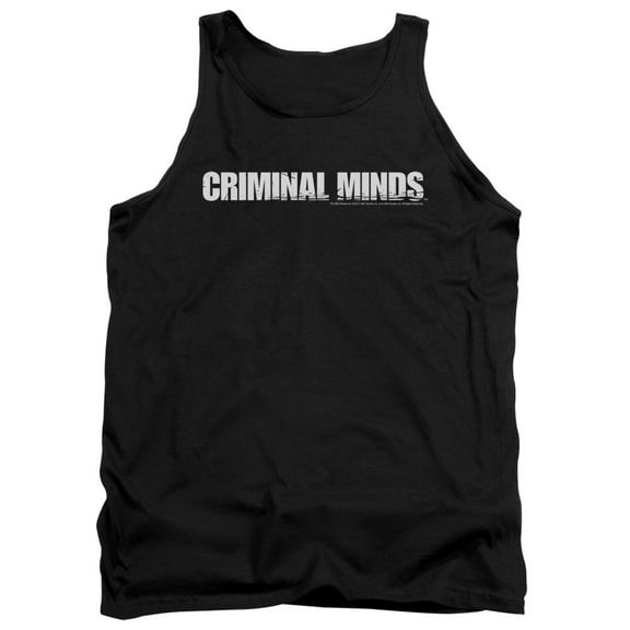 Criminal Minds Logo Adult Tank Top Black