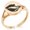 Rose Gold, variant on Stainless Steel Skull & Crossbones Kiss of Death Minimalist Oval Top Polished Statement Signet Ring