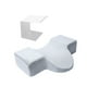 thumbnail image 4 of Almohada con surcos para pestañas, almohada de espuma con memoria para el cuello, extensión de pestañas en forma de U, para cama extensible de pestaña gris, 4 of 8