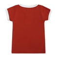thumbnail image 4 of GYRATEDREAM Baby Boys Girls Solid Color Tracksuit Outfits Ribbed Knit Short Sleeve Tops T-shirt + Elastic Waistband Shorts Infant Toddler 2-Piece Set for 6 Months-4 Years, 4 of 8