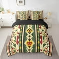 thumbnail image 2 of Manfei Tribal Aztec 7-Piece Bedding Comforter Set for Teens Boys Girls,Bohemian Flower King Bedding Sets,Boho Theme Ultra Soft Bed Sheets,Super Cozy Room Decor,Reversible, 2 of 8