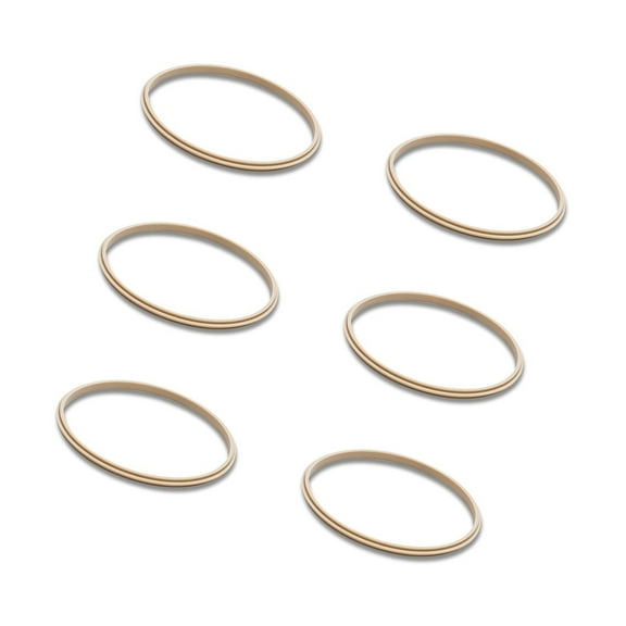 6Pieces Sturdy Silicone Gaskets Rings 40Oz Tumblers Lid Silicone Seal Rings Leak Proof Performances Gaskets