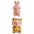 thumbnail image 1 of Muñeca linda,Juguete de simución Animal de peluche,Almohada de felpa Aldult Juguetes rellenos para dormir,animal de peluche cumpleaños de Tigre+Con Hugo Muñeca linda, 1 of 8