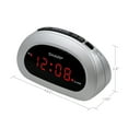thumbnail image 5 of SHARP Digital Alarm Clock, Cosmic Silver, Easy to Set Controls, Red LED Display, 5 of 8