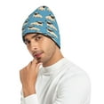 thumbnail image 2 of joogoo Cartoon Bulldog Beanie Hats Cuffed Winter Warm Knit Thick Beanies, 2 of 7