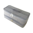 thumbnail image 4 of Bolsa para secador de pelo Estuche de Viaje con asa protectora bolsa de almacenamiento a prueba de polvo Estuche de transporte para viaje de negocios Gris, 4 of 7