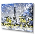 thumbnail image 2 of Designart Paris In Christmas Winter Ii Traditional Canvas Wall Art, 2 of 4