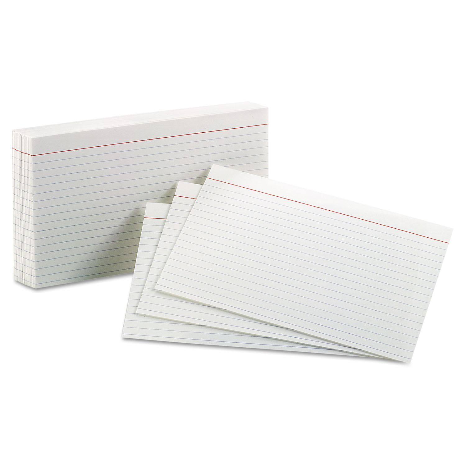 Oxford Index Cards, Ruled, 5 x 8" 100 Cards Pack of 3