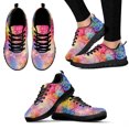 thumbnail image 1 of Zapatillas deportivas informales con estampado floral de mandala bohemio de marca, diseño psicodélico de cielo estrellado, zapatos con cordones, 1 of 6