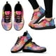 thumbnail image 1 of Zapatillas deportivas informales con estampado floral de mandala bohemio de marca, diseño psicodélico de cielo estrellado, zapatos con cordones, 1 of 6