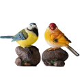 thumbnail image 1 of Estatuilla De Jardín Con Adornos De Pájaros De Resina De Piedra, Estatua De Pájaro Bonita, Decoración Para Interiores Y Exteriores Para El Hogar, 1 of 6
