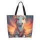 thumbnail image 1 of Disketp Starry Sky Cute Horse Bolsa Tote Estampada para Mujer, Bolso de Hombro y de Mano para Compras y Viajes, 1 of 7