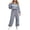 Gray, variant on Smupbvky Tracksuits for Women Set 2 Piece Collared Color Block Zip Jacket Long Sleeve Jogger Pants Casual Fall Outfits (XL, Wine)