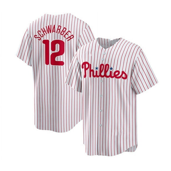 Men's Philadelphia Phillies Baseball Jersey STOTT 5# TURNER 7# HARPER 3# Adult Replica Player Name Navy Jersey