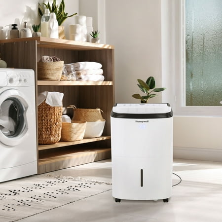 Honeywell - 70 Pint Dehumidifier - White