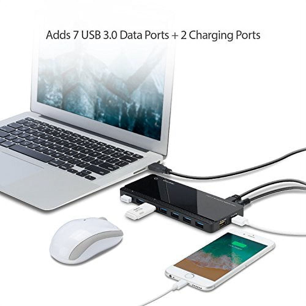 Wewoo - Hub USB 2.0 pour Mac, Windows, Linux Systèmes PC, Longueur