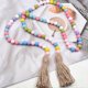 thumbnail image 5 of Easter Wood Bead Garland Wall Rustic Wall Bead Wreath With Colorful Bead Tassels Garland Spring Tray, 5 of 5