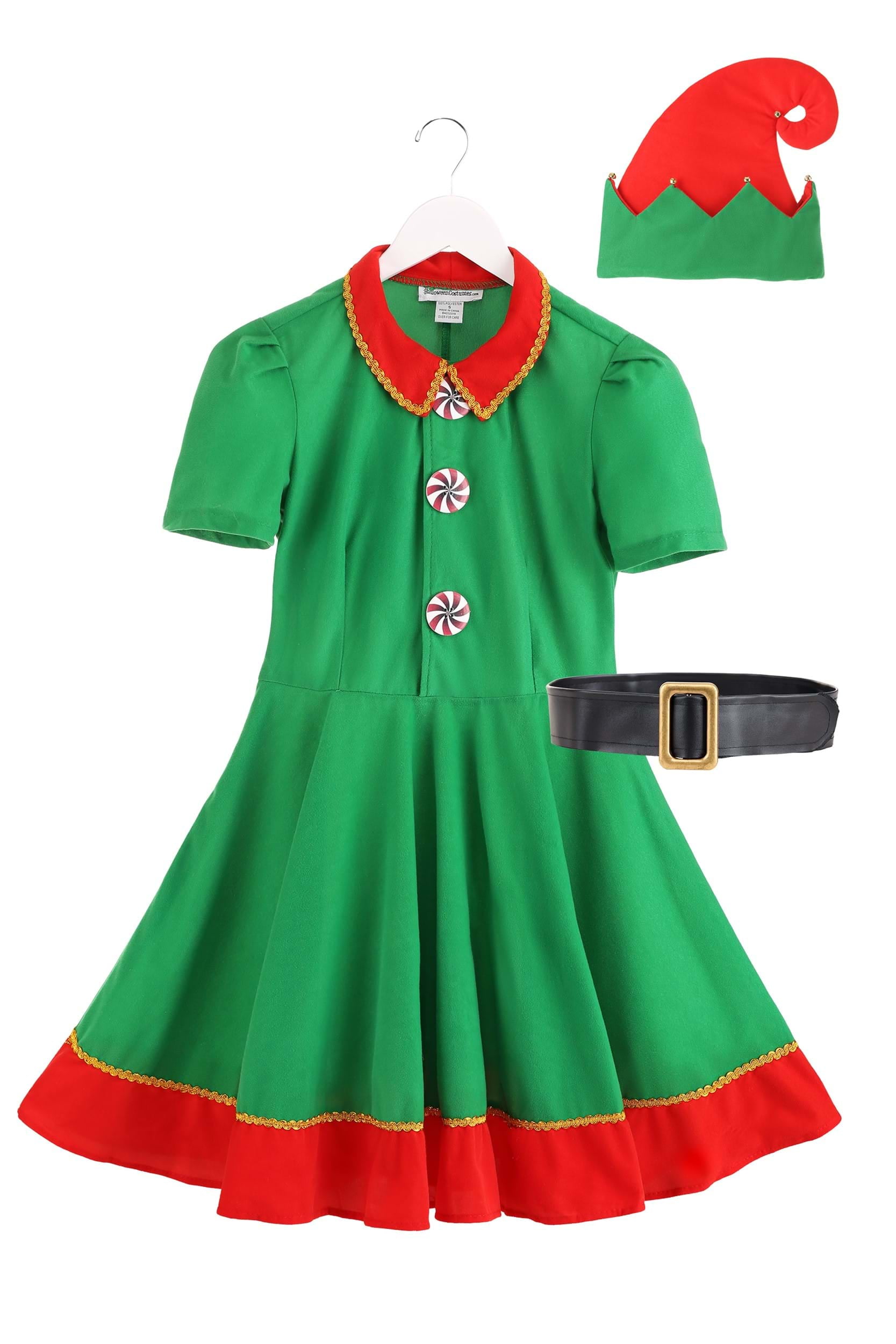 knee length dresses for ladies Deluxe Ladies Elf Costume Perth main image 1