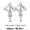 Butterfly Type, variant on Hollow Wall Anchors 100PCS, Toggle Expansion Anchors for Drywall and Gypsum Board Mounting Kit
