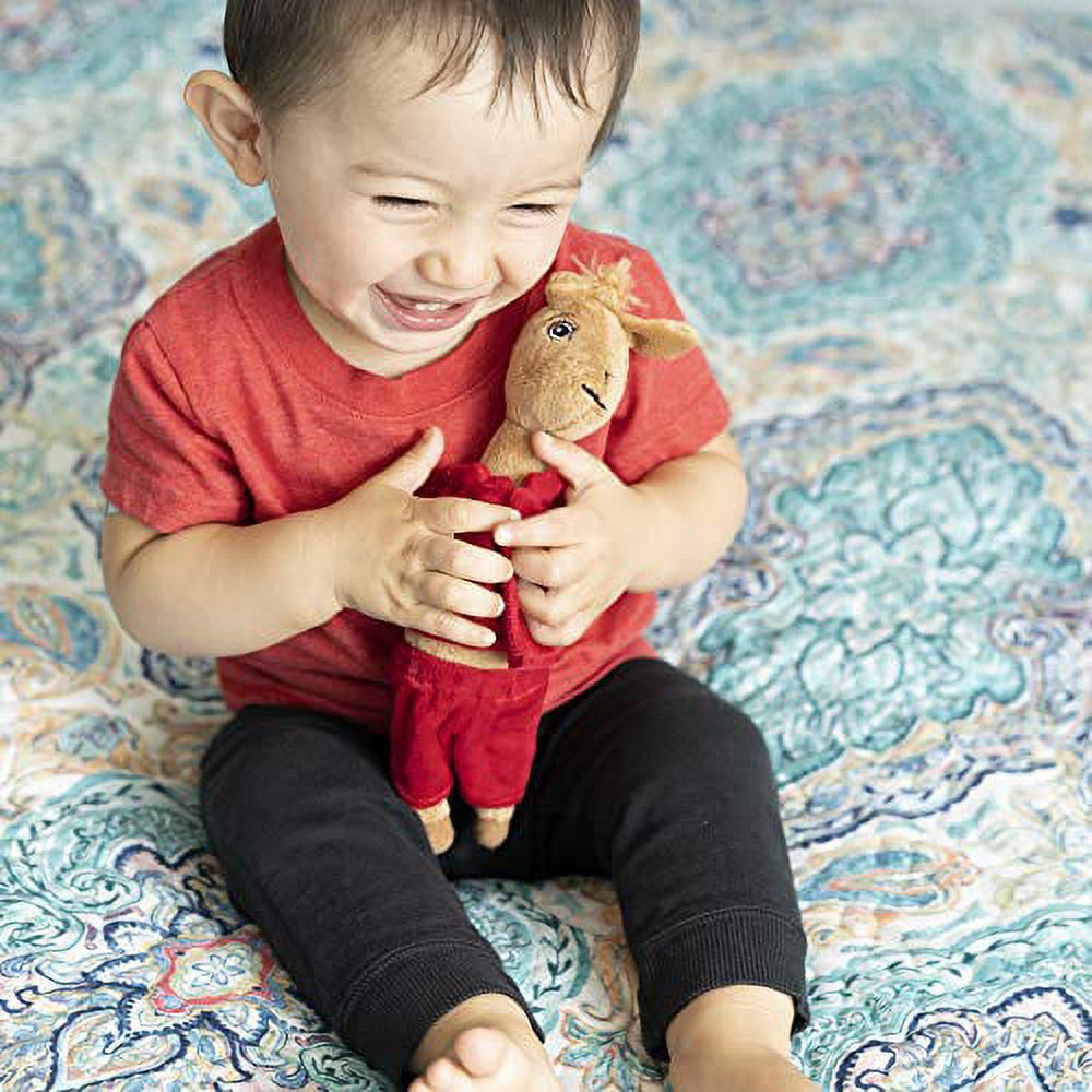 Llama Red Pajama Beanbag Stuffed Animal Plush Toy, 10?