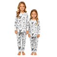 thumbnail image 5 of Christmas Family Pajamas Matching Set, Holiday Sleepwear Long Sleeve Jammies for Men Women Kids Christmas Eve Outfits, 5 of 6