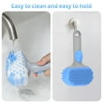 thumbnail image 6 of Dog Bath Brush, Dog Shampoo&Scrubber Brush for Bath Pet Supplies Dog Bathing Brush Scrubber Dog Shower/Grooming/Washing Brush for Short & Long Haired Dogs/Cats, 6 of 7