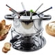 thumbnail image 2 of Set Premium Fondue para Quesos y Chocolate, Hecho Acero Inoxidable, Incluye Calentador y 6 Tenedores con Caja de Regalo, 2 of 3