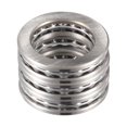 thumbnail image 1 of 51106 Cojinete de bolas de empuje 30x47x11 mm Rodillo de una hilera con arandelas Tono plateado - Paquete de 3, 1 of 1