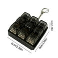 thumbnail image 3 of LED Illuminated Novelty Keyboard Clicker Toy Interactive Light Up Keychain for Stress and, 3 of 5