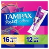 Tampax Pocket Radiant Duo Pack, Regular/Super, Unscented, 28 Ct