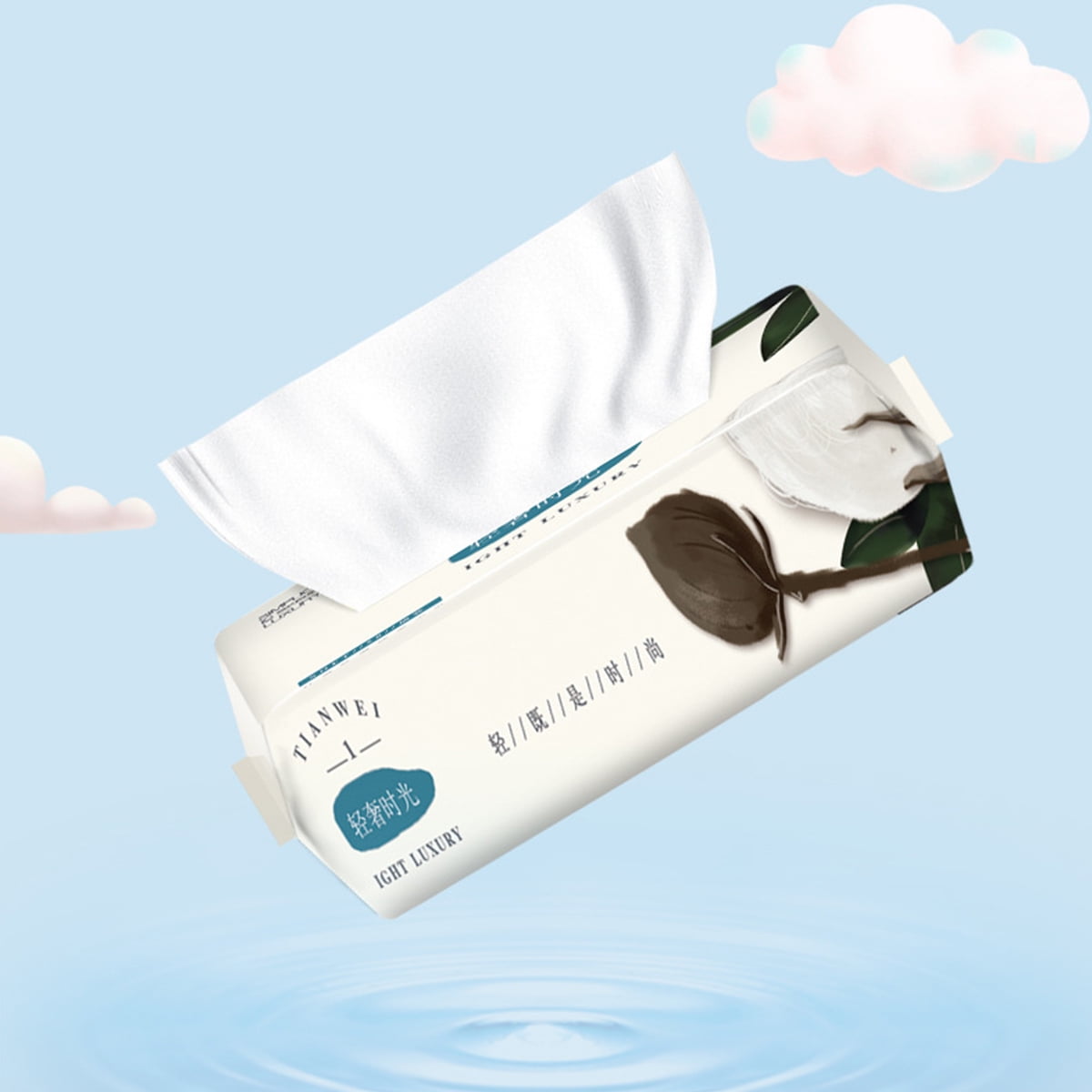 2 Packs Cotton Soft Towel Face Wash Towel Cleansing Towel