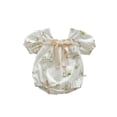 thumbnail image 2 of LYMAYTER‌ 3-24M‌‌‌ Infant Newborn Baby Girl Summer Romper Polka Dot Bow Detail Essential One-Piece, 2 of 8