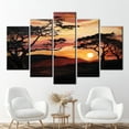 thumbnail image 5 of View Artwork, Landscape Canvas, Nature View Artwork, Savannah Tree Painting, Tree Landscape Wall Decor, African Sunset Canvas Art, Canvas Wall Decor - 3P-Gallery Wrapped, 5 of 9