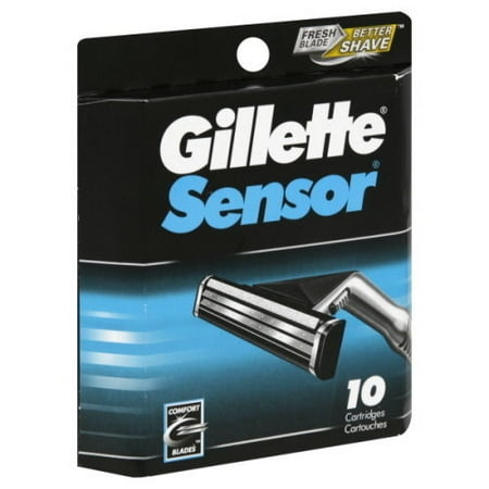 Gillette Sensor Blade Refill Cartridges, 10 Ct
