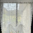 thumbnail image 2 of soumake Contemporary White Household Sheer Kitchen Lace Curtain, 5.12 x 7.87 in, 2 of 7