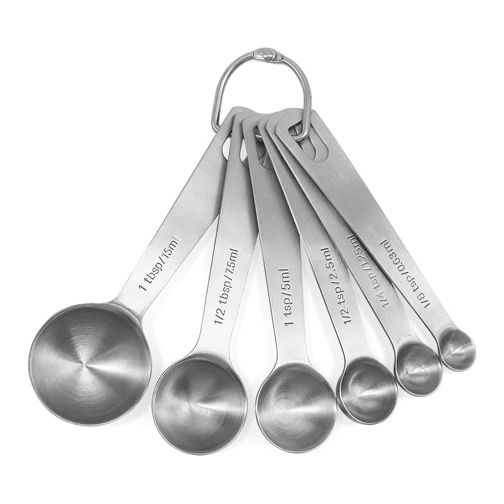 NAMBE GOURMET TWIST COLLECTION STAINLESS STEEL MEASURING SPOON SET KITCHEN 