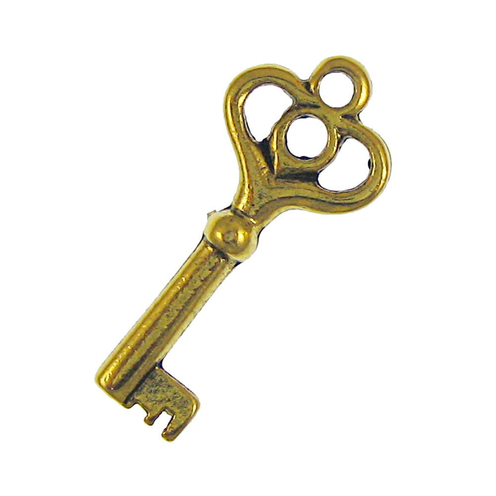 Jim Clift Design Skeleton Key Gold Lapel Pin