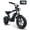 16"Black+Pump+Cable lock, variant on Electric Bike 1500W Peak, 20 Fat Tire EBike, 30MPH, 48V 15Ah, UL 2849