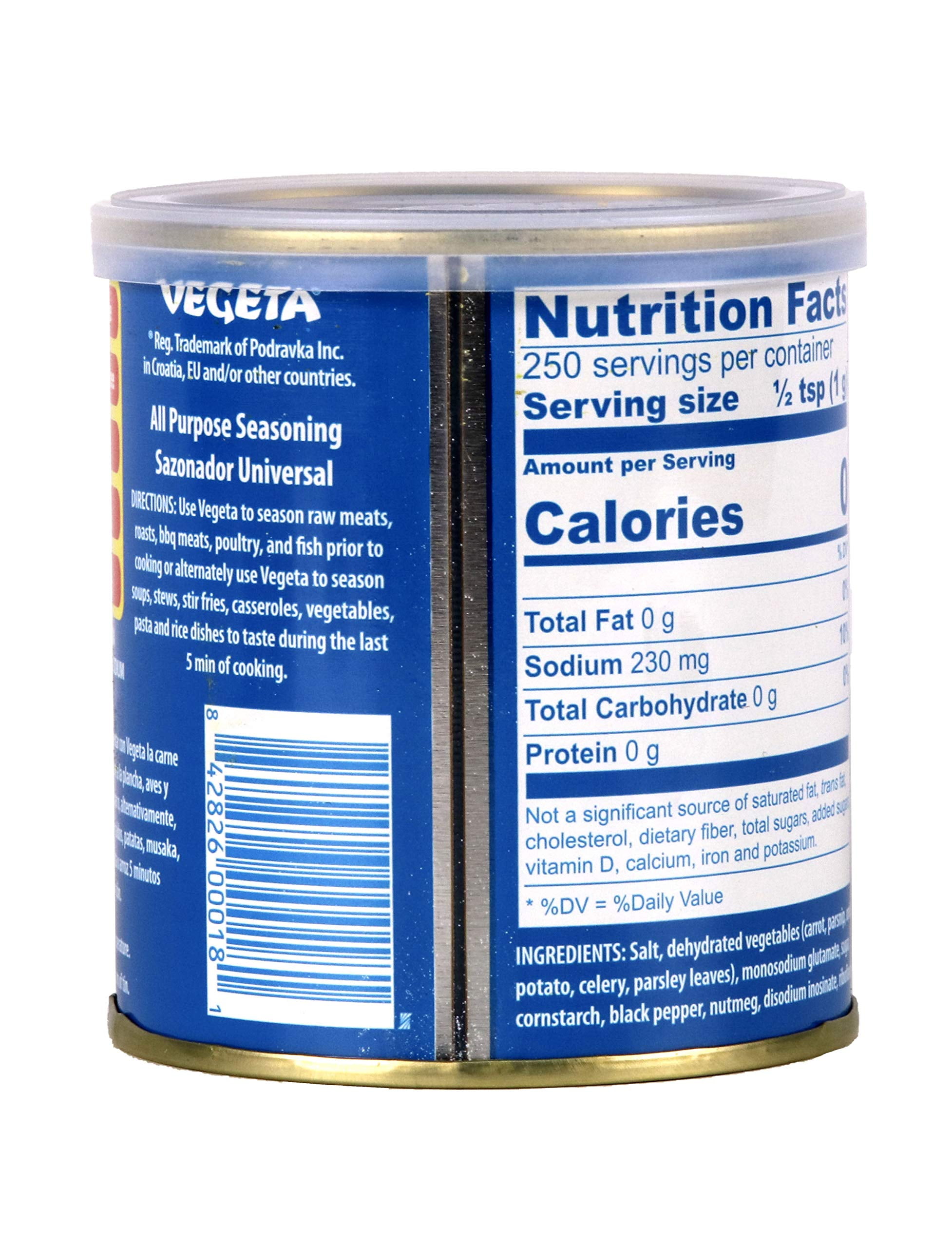 Vegeta UM1 All Purpose Seasoning Mix, Can 8.8 oz (250 g)