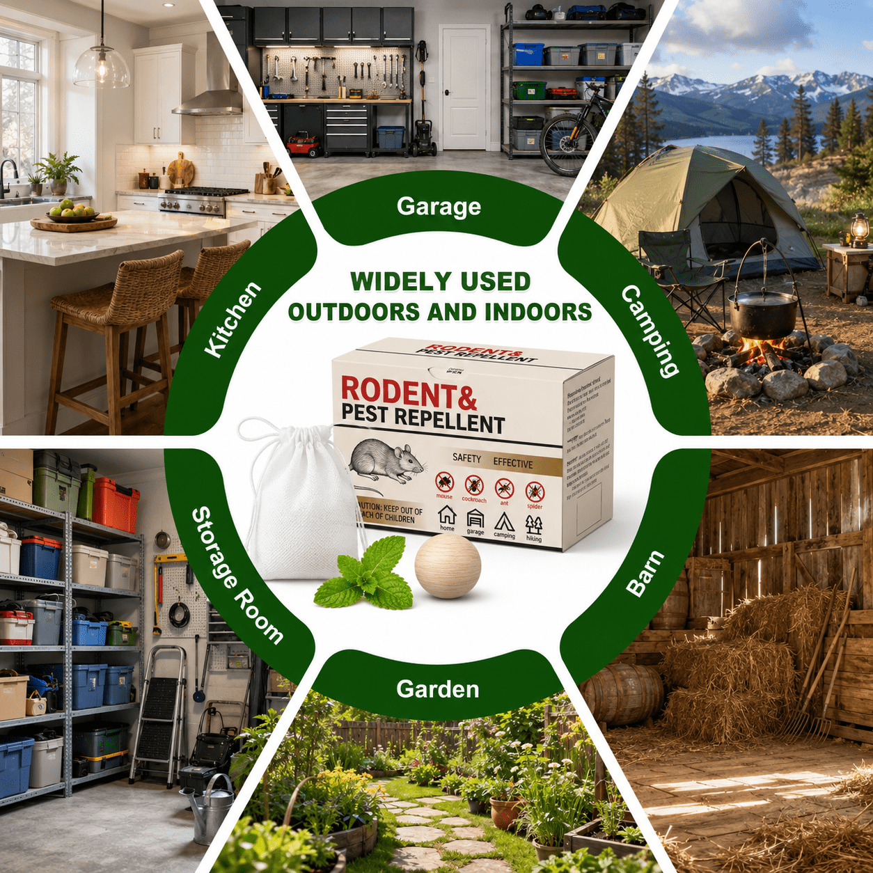 36BALLS RodentRepellent - MiceRepellent Indoor/Outdoor - Moth Balls forRodents, MouseRepellent Peppermint, Keep Mice Away, Peppermint to Repel Mice and Rats, RatRepellent for House