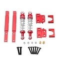 thumbnail image 2 of Amortiguador RC con juego de varillas de tracción, amortiguadores rellenos de aceite, kit de actualización profesional para bricolaje para camiones RC Rojo, 2 of 8