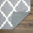 thumbnail image 3 of My Magic Carpet Machine Washable Moroccan Trellis Grey 5x7 Area Rug - Non-Slip Indoor Rugs for Living Room, Bedroom, 3 of 7