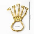 thumbnail image 3 of Alloy Halloween Metal Skeleton Hand Bracelet with Adjustable Chain for Any Occasion, 3 of 8