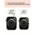 thumbnail image 4 of 1-Piece Men's And Women's Protective Case With Tempered Film Suitable For Apple Watch Case 38mm, 40mm, 41mm, 42mm, 44mm, 45mm, 49mm, With Screen Prote, 4 of 4