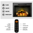 thumbnail image 3 of Edendirect 30 in. Electric Fireplace Insert,Remote Control,Adjustable Flame Brightness,750W/1500W,Quiet, 3 of 9