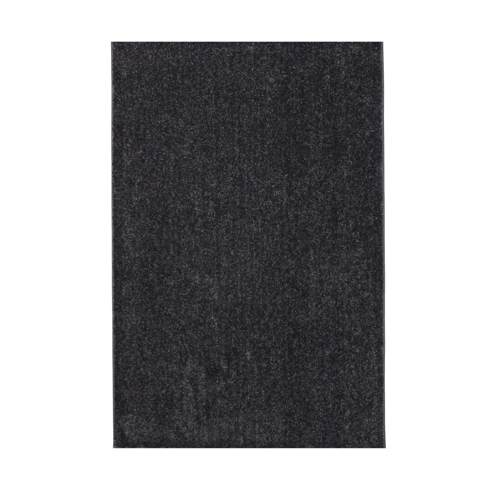 Koeckritz Rugs Kid Crossing Soft Area Rug, 8'x8', Black, for Living Room, Bedroom